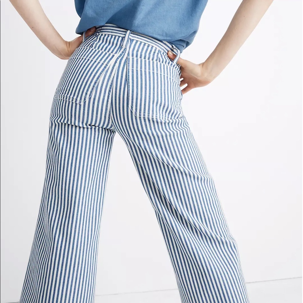 New Madewell Emmett crop pants 28